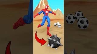 Spiderman soccer challenge vs Hulk Venom gta gtav spiderman homemaranha funny funnyvideo [upl. by Balcke]