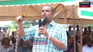 WAJIR WEST MP HON KOLOSH SPEECH THNANKS GIVING ISSAGARISSA [upl. by Abigail]