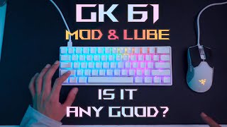 How I Lube and Mod My GK61 First Timer [upl. by Rahmann]