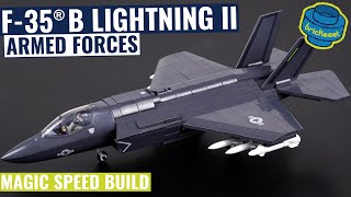 F35 B Lightning II  STOVL Short TakeOff amp Vertical Landing  COBI 5829 Speed Build Review [upl. by Amihc]