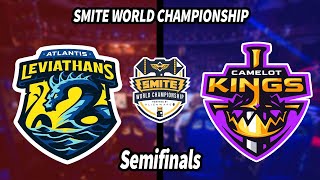 SMITE WORLD CHAMPIONSHIP Highlights Semifinals Atlantis Leviathans VS Camelot Kings [upl. by Lavella]