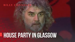 Billy Connolly  House party in Glasgow  One Night Stand Down Under 1999 [upl. by Hairu]