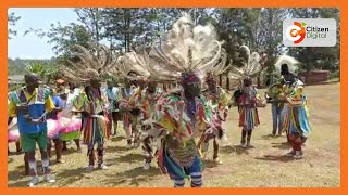 Kochia dancers entertain guests ahead of arrival of late Magohas body at Yala Township Primary [upl. by Bottali]