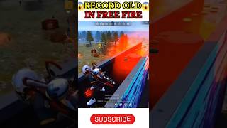 Record old player in free fire😱viralvideo trending youtubeshorts shorts video garenafreefire [upl. by Adnek295]