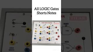 Logic Gates One shot revision examprep [upl. by Sarita799]