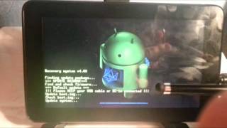 Tutorial Root et Google Play sur Arnova 7FG3 [upl. by Jenesia]