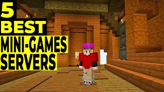 💥 5 Best Minecraft Minigames Servers You Can Play Right Now 💥 [upl. by Hornstein]