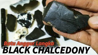 BLACK CHALCEDONY  The Lagend Of Agate From North Sumatra Yang Paling Banyak Dicari Cuy [upl. by Clarkin]