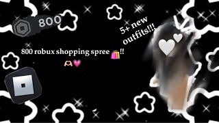 800 ROBUX SHOPPING SPREE🛍️read description [upl. by Nivrek303]