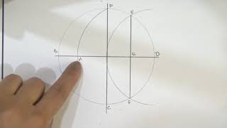 Teknik Resim 7 Konu Bir Daire İçerisine Beşgen  Pentagon  Çizimi [upl. by Aitnauq463]