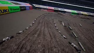 quotGlendale 2023quot Supercross track map preview SX6 [upl. by Shayna]