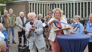 Johan Hogenbirk spreekt bij de officiële opening van de Westerholm Haren op 23 sept 2022 [upl. by Enyledam]