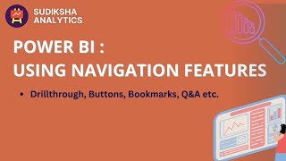 Using Navigation features in Power BI datavisualization powerbi [upl. by Yvi]