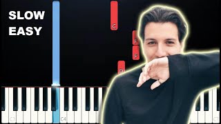 Anson Seabra  Walked Through Hell SLOW EASY PIANO TUTORIAL [upl. by Garate]