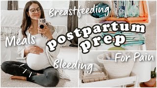 CSection Recovery Essentials  Postpartum Prep 2021  36 WEEKS PREGNANT [upl. by Leifeste]