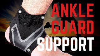 HOW TO WEAR AN ADJUSTABLE ELASTIC ANKLE SUPPORT GUARD SPORT [upl. by Nicholl722]