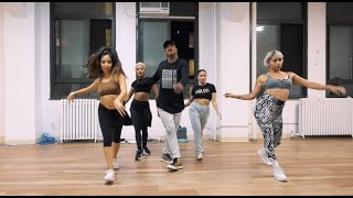 quotCongaquot Latin Fusion  Brayan Llamoza Choreography ft Valeria Alarcon [upl. by Lananna]