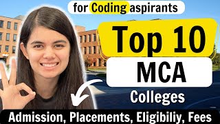 Top 10 MCA Colleges in India [upl. by Hakeem527]