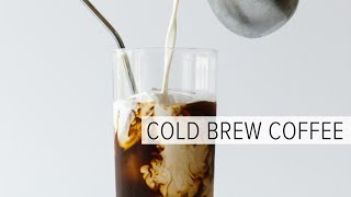 HOW TO MAKE COLD BREW COFFEE  the easy way [upl. by Gerfen]