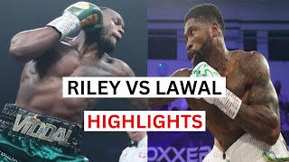 Viddal Riley vs Mikael Lawal Highlights amp Knockouts [upl. by Oinotnanauj417]