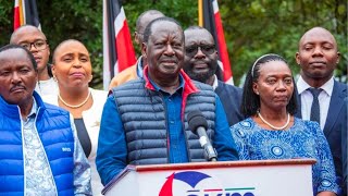 🔴LIVE AZIMIO LA UMOJA PRESS BRIEFING AMID PRESSURE TO REMOVE RAILA amp ODM FROM THE COALITION [upl. by Templa]