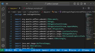 Java Apache PDFBox Tutorial to Create amp Modify PDF with Images Text amp Adding Watermarks Full Course [upl. by Esmond48]