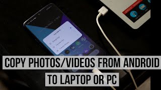 How to Transfer PhotosVideos from Android to LaptopPC  Transfer Any Files from Android to PC [upl. by Bal]