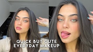 QUICK BUT CUTE MAKEUP LOOK [upl. by Ediva]