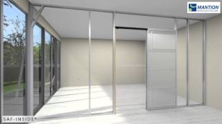 Mantion SAF INSIDE  Complete Pocket Door Sliding System [upl. by Dannel837]