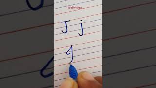 Letter JBeginners handwritingPractice handwritingCursive WritingCalligraphy [upl. by Becki]