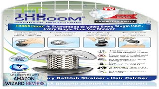 TubShroom Ultra Revolutionary Bath Tub Drain Protector Hair CatcherStrainerSnare Stainless Review [upl. by Hsivat]