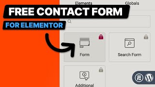 How To Add a Contact Form to the Free version of Elementor [upl. by Tiat]