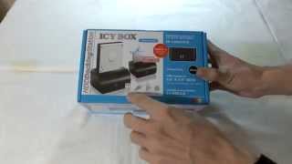 Docking Station Raidsonic Icy Box IB116StU3B Unboxing Ro [upl. by Ynoyrb981]