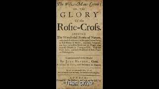 The Wise Mans Crown OR THE GLORY Of the Rosie Cross by John Heydon 1629 Rosicrucian Audio Book [upl. by Oswal47]