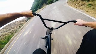 Intense BMX Hill Bomb  Top Speed No Brakes [upl. by Anahir]