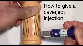 How to give a Caverject injection for ED [upl. by Enitsirhk701]