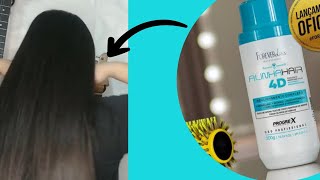 Resenha Forever Liss  testando Alinha Hair 4D [upl. by Mei]