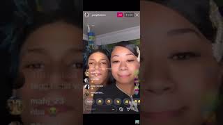 NLE choppa and blasian kissing on live  story time of how they met [upl. by Hassadah322]