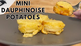 Mini Dauphinoise Potatoes  Easier than 1000 Layer But Equally Delicious [upl. by Earaj]