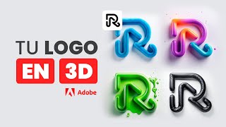 AHORA PUEDES convertir TU LOGO EN 3D en SEGUNDOS CON IA [upl. by Eleanore234]