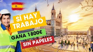 🇪🇸 TRABAJOS SIN PAPELES ESPAÑA 2024  FACILES DE CONSEGUIR [upl. by Eugene]