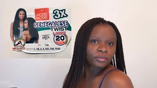 3X SENEGALESE TWIST  CROCHET BRAIDS [upl. by Fulton]