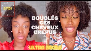 COMMENT BOUCLER SES CHEVEUX CRÉPUS ULTRA FACILE AFRO TO CURL TYPE 4B 4C MARIE KOKOO [upl. by Honan652]