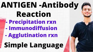 Antigen Antibody reaction in HindiAntigen Antibody reaction in microbiologyPrecipitation reaction [upl. by Leibarg]