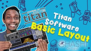 Basic layout of Avolites Titan  Easy to use Lighting Control Software [upl. by Nodgnal]