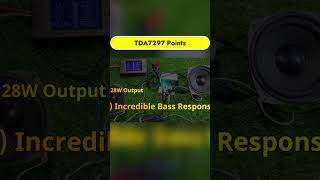 TDA7297 Bass Response elctronic amplifierboard ectronic [upl. by Ryhpez]