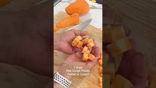 How to make best roasted sweet potatoes red garnet variety Easy amp healthy Sweet Savory Spicy [upl. by Yknarf]