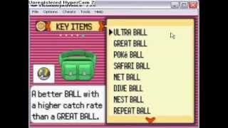 VBA Gameshark Codes Pokemon Emerald [upl. by Ahsinrat]