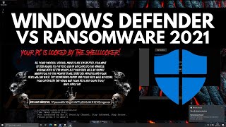 Windows Defender vs Ransomware [upl. by Yaras]