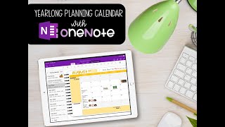 Year Long Planning Calendar on OneNote [upl. by Anwahsed]